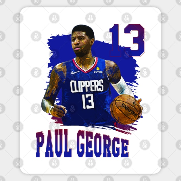 Paul George | 13 Sticker by Aloenalone